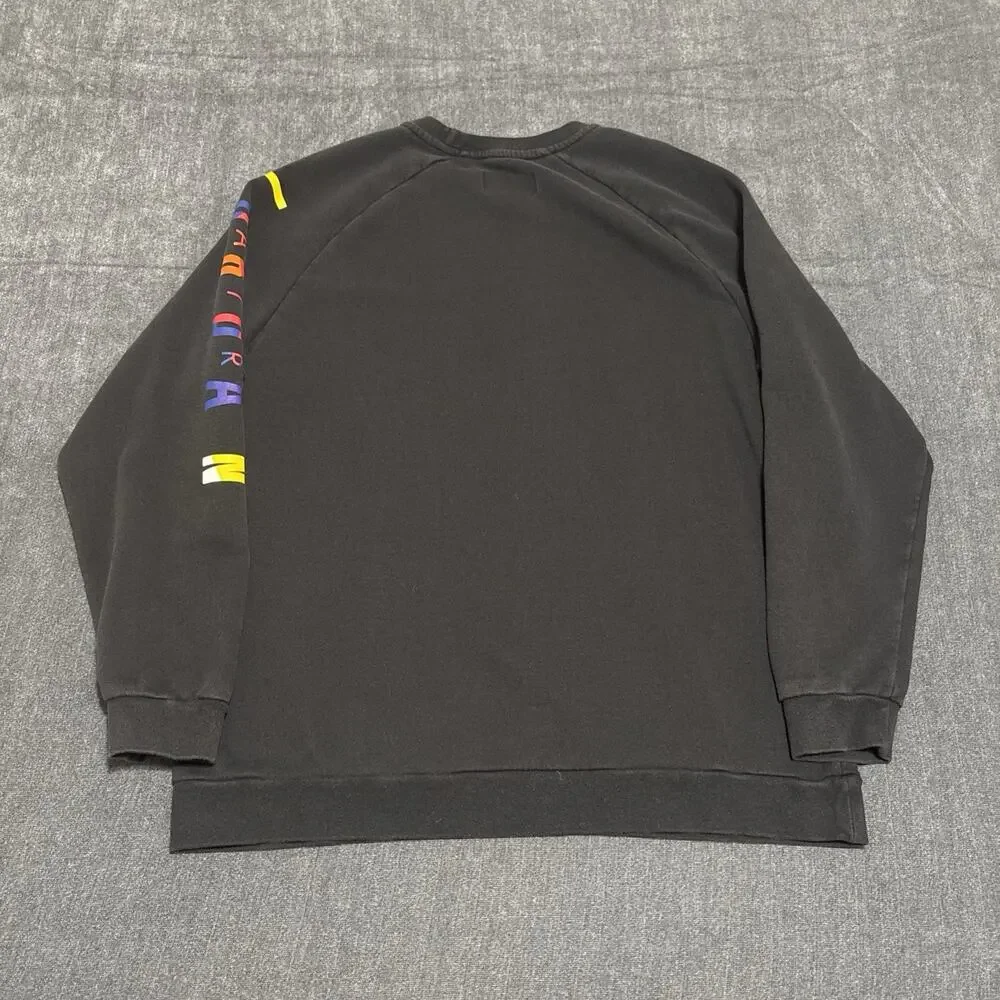 Jordan Air Jordan Jumpman Sweatshirt Mens Size XL Black Classic Crewneck Logo